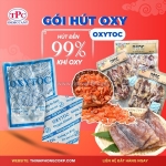 Gói hút oxy oxytoc–chống mốc hiệu quả cho hải sản khô, cá khô
