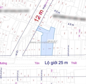 Hiếm ngang 13m*26m - bán nhà c4 mặt tiền kd.tôn thất thuyết, quận 4 - chính chủ