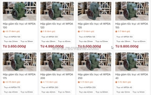 Hộp giảm tốc trục vít, bánh vít