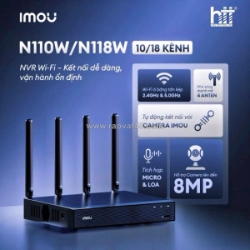 Imou nvr-n110w-8a0e – đầu ghi 10 kênh, ổn định, chuẩn an ninh!