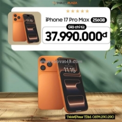 Iphone 17 pro max 256gb chip apple a19 pro 6 nhân