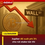 Jupiter đề xuất phí 3% cho rút stake tức thì