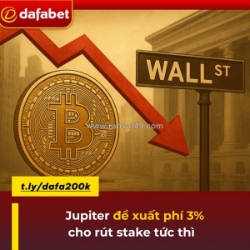 Jupiter đề xuất phí 3% cho rút stake tức thì