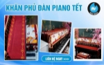 Khăn phủ đàn piano sắc tết mới mẻ