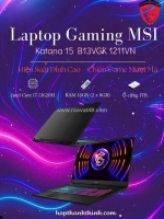 Laptop msi katana 15 b13vgk 1211vn