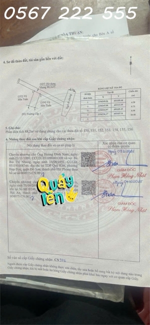 Lô đất 44,3m² giá chỉ 7xx triệu – gần trục 4 làn hòa nghĩa  zalo 0567 222 555