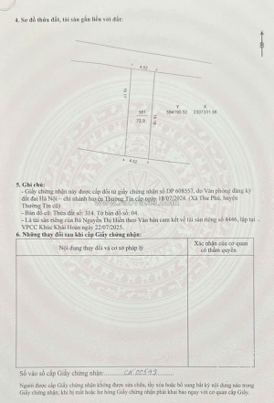 Lô đất đẹp tại phú mỹ – xã thư phú – huyện thường tín – hà nội