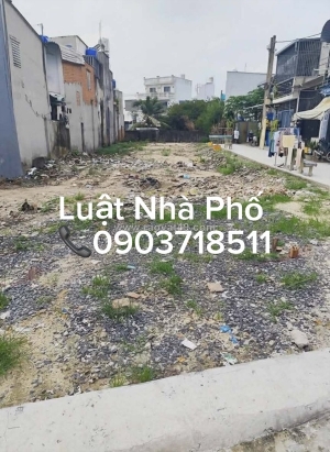 Lô đất nền cao ráo khu nhà cao tầng 95m2, hxh ngay chợ thới tứ, hóc môn. giá rẻ