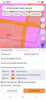 Lô đất siêu đẹp - giá đầu tư - cần bán lô đất tại xã cam an bắc, cam lâm,