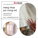 Màng nhựa pvc trong mờ chính là lựa chọn hoàn hảo!