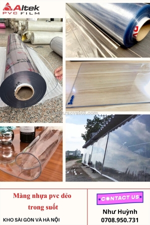 Màng nhựa pvc trong suốt khổ lớn giá bao nhiêu