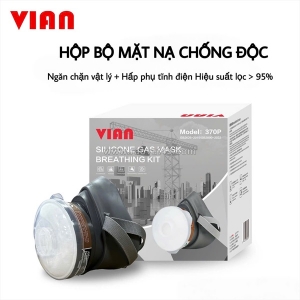 Mặt nạ phòng độc nửa mặt vian 370p – bảo vệ hô hấp hiệu quả, an toàn và tiện dụng