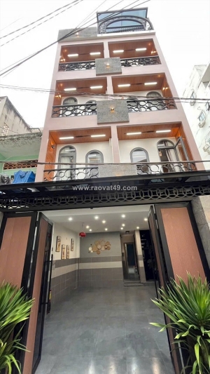 Mặt tiền cư xá đô thành q3, 6x12m, t+5l giá 24.5 tỷ tl