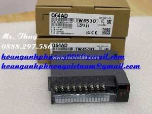 Module dòng q series q64ad - hàng chuẩn mitsubishi