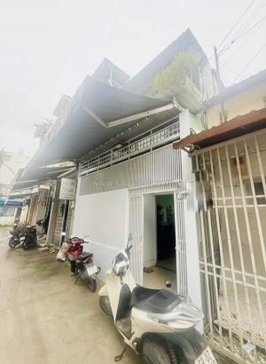 Ngay chợ vải phú thọ hoà - hẻm xe hơi - 1m ngang 5 nở hậu - 2 tầng 3pn chỉ 9.x