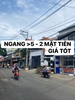 Ngay ngã tư kênh tân hoá – giáp đầm sen – 2 mặt tiền – 82m – dòng tiền 15tr -