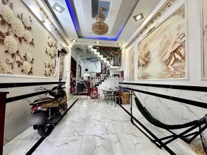 Nhà 4 tầng (4x16) hiệp thành 45, q12 – xe hơi ngủ trong nhà giá 5.5 tỷ