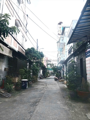 Nhà 4 tầng  – bờ bao tân thắng – dt 59m² (3.9x14m) – hẻm đẹp – phường sơn kỳ –