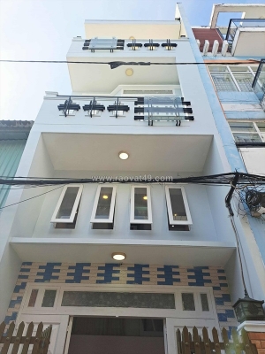 Nhà 4 tầng btct gần aeon tân phú 39m² hxh 6m thông. phường  bhh, bình tân.