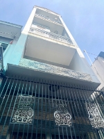 Nhà 4 tầng nở hậu l 7.2m 2 mặt hẻm thông ba đình p8q8. giá: 10 tỷ