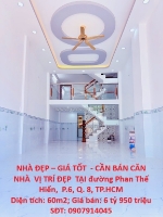 Nhà đẹp – giá tốt  - cần bán căn nhà  vị trí đẹp  tại đường phạm thế hiển,