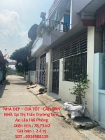 Nhà đẹp – giá tốt –cần bán nhà tại thị trấn trường sơn, an lão hải phòng