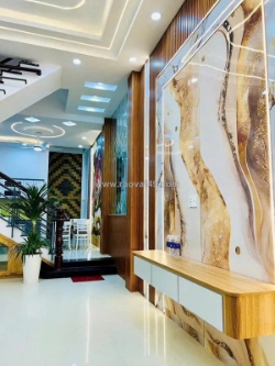 Nhà mới  – 3 tầng – dt 4 x 14m  – hẻm xe hơi –  bình tân – gằn ngã tư bốn xã  –