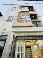 Nhà mới 4 tầng hẻm thông 1 âu dương lân p3q8 . giá: 6.4 tỷ