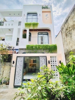 Nhà mới shr 4 tầng hxh 41m2, vuông – phan huy ích gò vấp