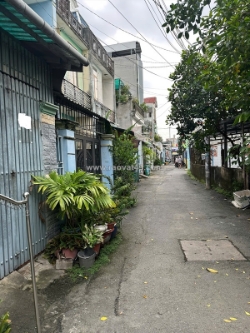 Nhà ngang 6m4 nở hậu hẻm 6m 140m2 7 tỷ 3 trần thị cờ thới an quận 12.