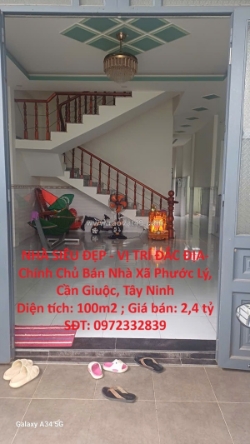 Nhà siêu đẹp - vị trí đắc địa- chính chủ bán nhà xã phước lý, cần giuộc, tây