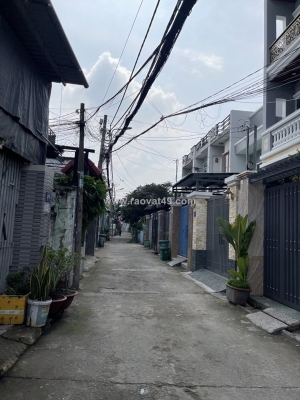 Nhà thới an 29 ngang 5m 2 tầng chỉ 3 tỷ 350 thới an quận 12 cũ.