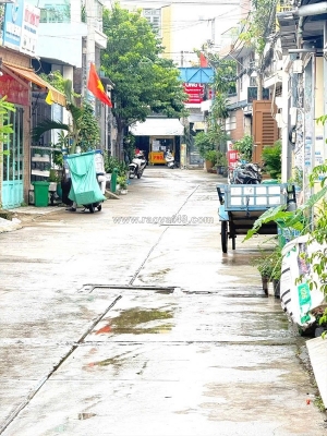 Nhà trệt lửng siêu đẹp hẻm nhựa xe hơi 5m, gần chợ hạt điều. huỳnh thị hai, tân