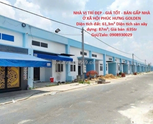 Nhà vị trí đẹp - giá tốt - bán gấp nhà ở xã hội phúc hưng golden