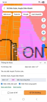 Nhanh tay sở hữu lô đất vị trí đẹp tại xã diên xuân, diên khánh, khánh hòa