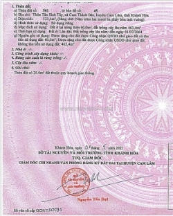 Nhanh tay sở hữu ngay lô đất tiềm năng đường số 6, cam thành bắc, cam lâm,