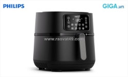 Nồi chiên không dầu philips hd9285/90 màu đen sang trọng, đa năng