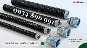Ống ruột gà lõi thép bọc nhựa và đầu nối nghệ an, thanh hóa, hà tĩnh