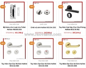 Phụ kiện cửa gỗ hafele – sự kết hợp hoàn hảo giữa công năng và thẩm mỹ