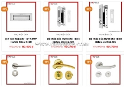 Phụ kiện cửa hafele - giải pháp kỹ thuật cho nội thất và kiến trúc