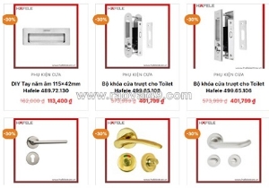 Phụ kiện cửa hafele - giải pháp kỹ thuật cho nội thất và kiến trúc