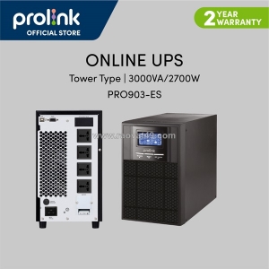 Prolink pro903-es 3kva – ups online chuẩn doanh nghiệp, bảo vệ hệ thống 24/7