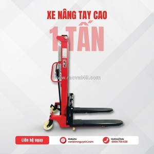 Review xe nâng tay cao 1 tấn