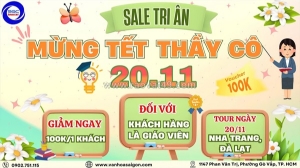 Sale 20/11 tour đà lạt, nha trang