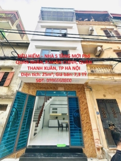 Siêu hiếm – nhà 5 tầng mới phố quan nhân, p.nhân chính, quận thanh xuân, tp hà