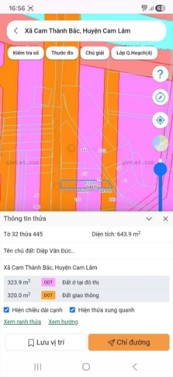 Sở hữu ngay lô đất vị trí đẹp xã cam thành bắc, cam lâm, khánh hòa