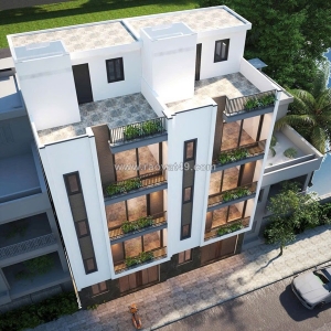 Sỡ hữu nhà 41m2, 5t thang máy, full đồ hàng xóm vinhomes riverside