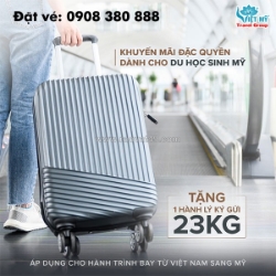 Starlux airlines ưu đãi hành lý đi mỹ cho du học sinh
