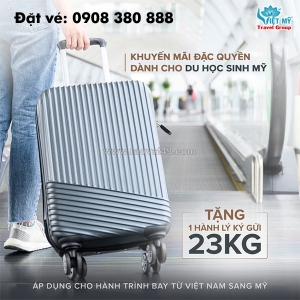 Starlux airlines ưu đãi hành lý đi mỹ cho du học sinh