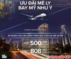 Starlux airlines ưu đãi vé đi mỹ cuối năm từ hà nội